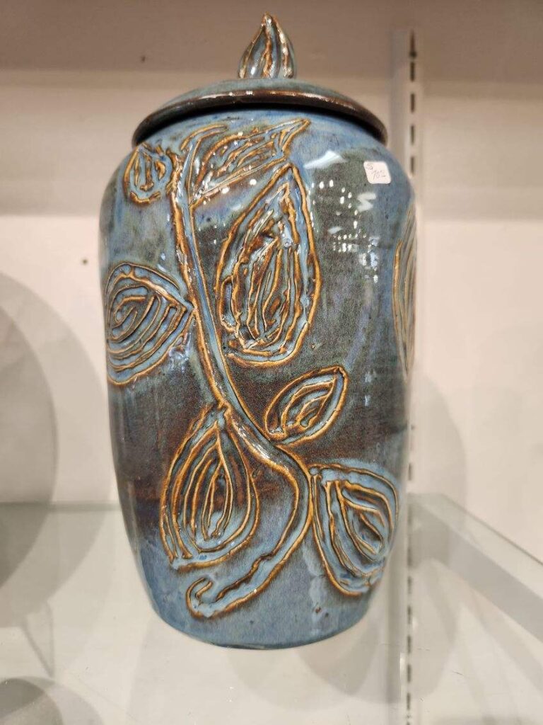 handmade ceramic container